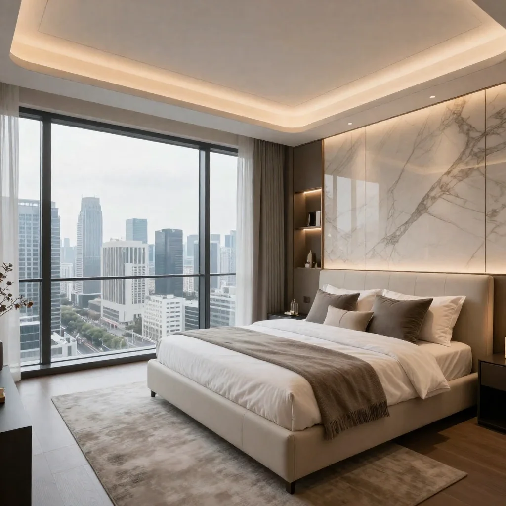 Tiny bedroom ideas creating a stylish and spacious feel with smart design.